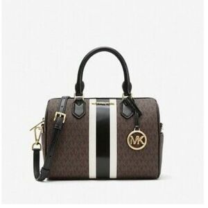 Michael Kors Bedford SM Satchel Brown NWT + Free Gift